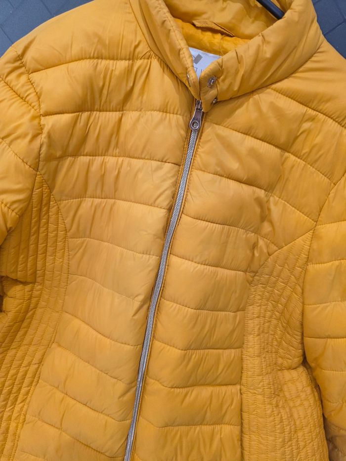 Veste matelassée jaune moutarde – Femme XXL - photo numéro 3