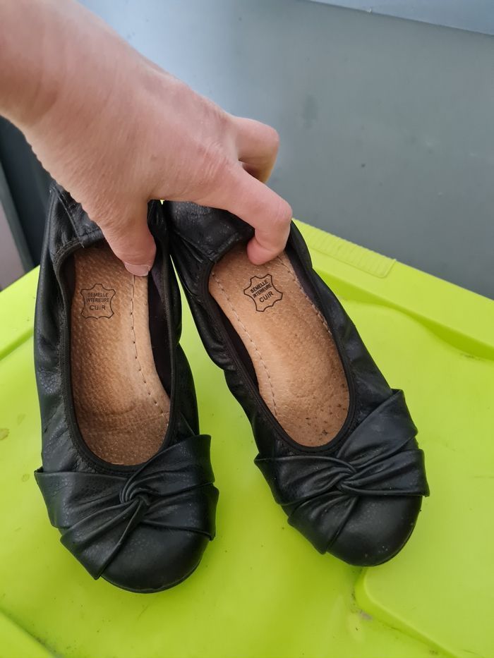 Ballerines cuir - photo numéro 2