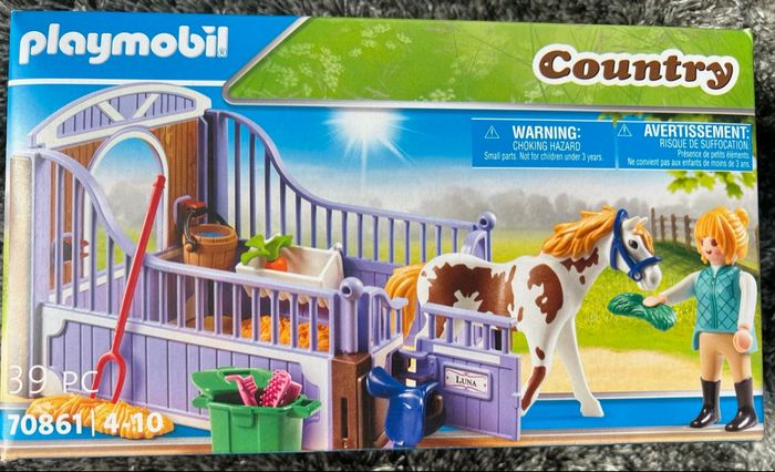 Playmobil 70861 Le box à cheval "Country