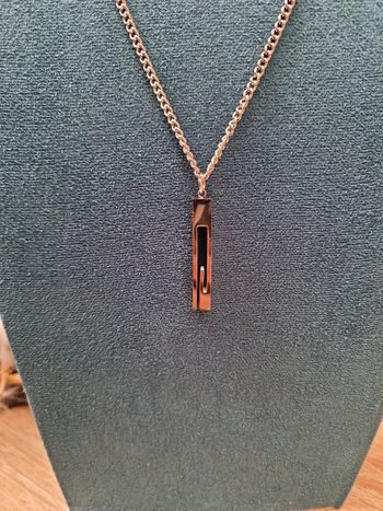 Collier Acier Argenté Grosses Mailles G