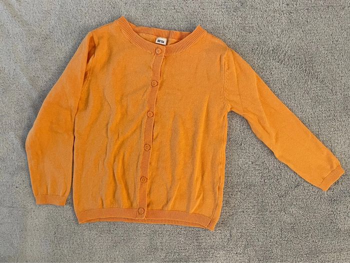Gilet orange 4 ans - photo numéro 2