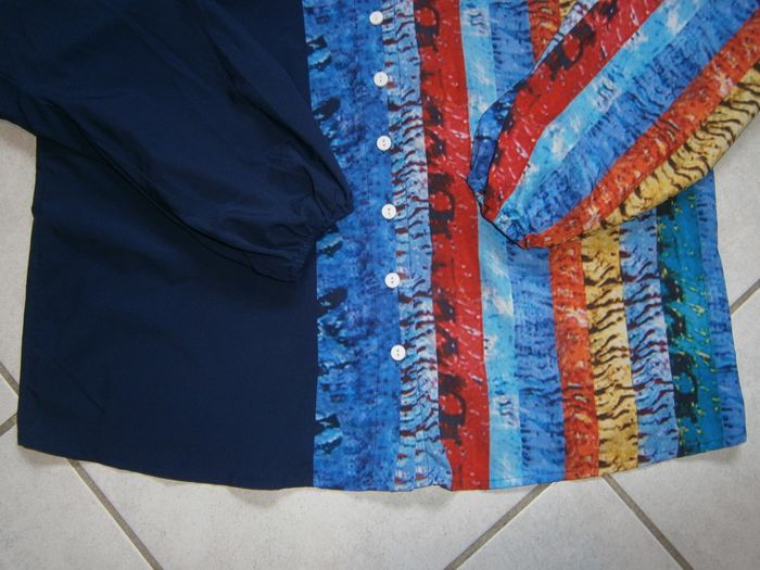 Chemisier ML marine SHEILAY Taille L - photo numéro 4