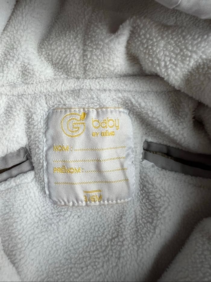 Combinaison chancelière poussette Gémo 3-6 mois - photo numéro 3