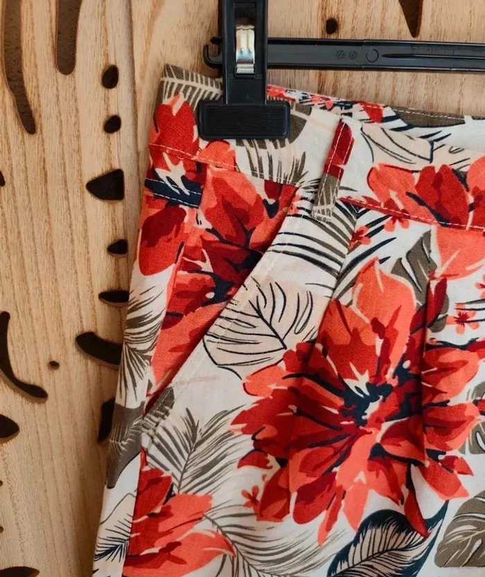 Short à revers imprimé fleuri T 40 Esmara - photo numéro 6