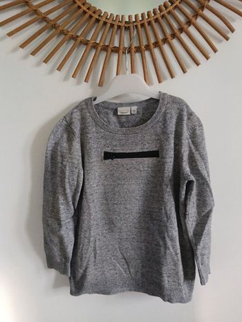 Pull gris name it 4-5ans