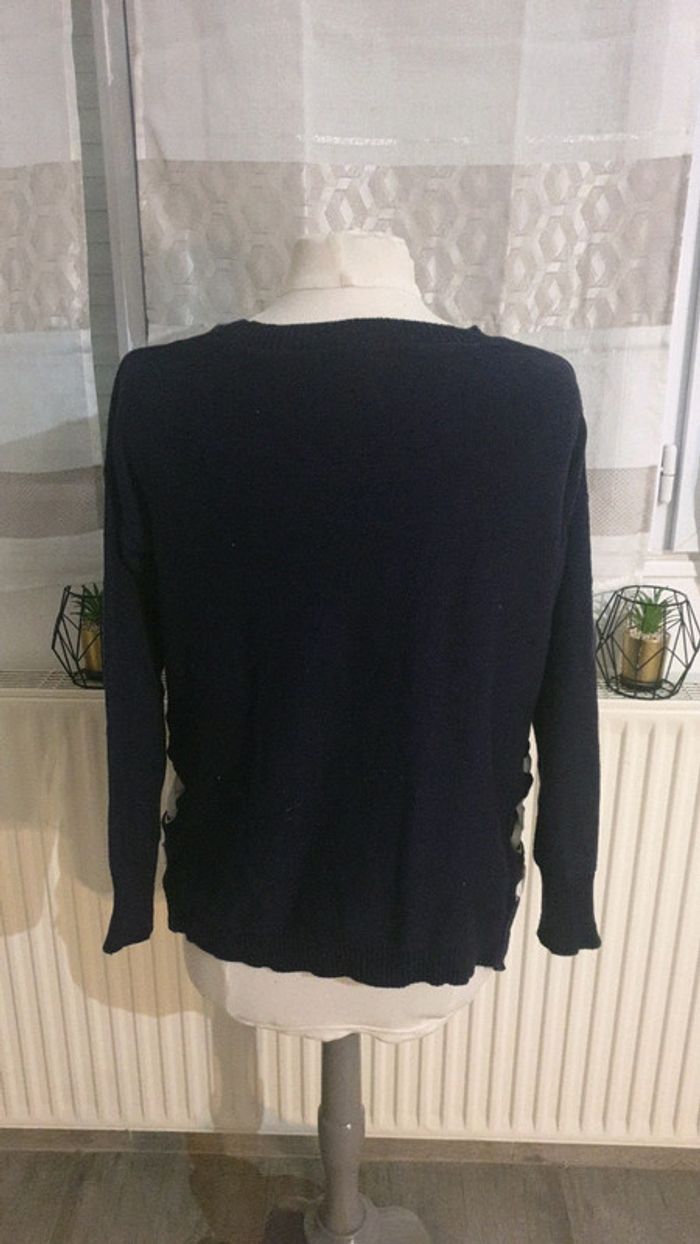 Pull bleu marine Etam - photo numéro 3