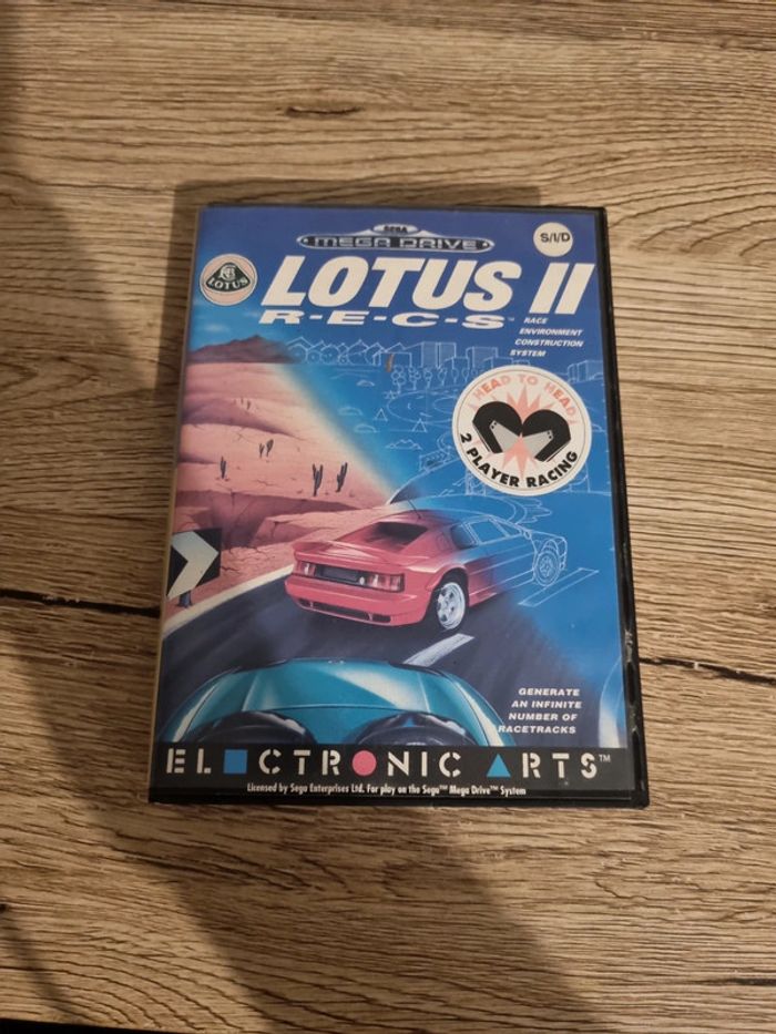 lotus 2 R-E-C-S sega mega drive Complet