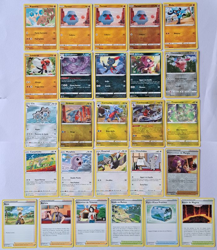 🃏 Lot de 51 cartes Pokémon JCC françaises 2022 Epée et Bouclier Stars Etincelantes - photo numéro 4