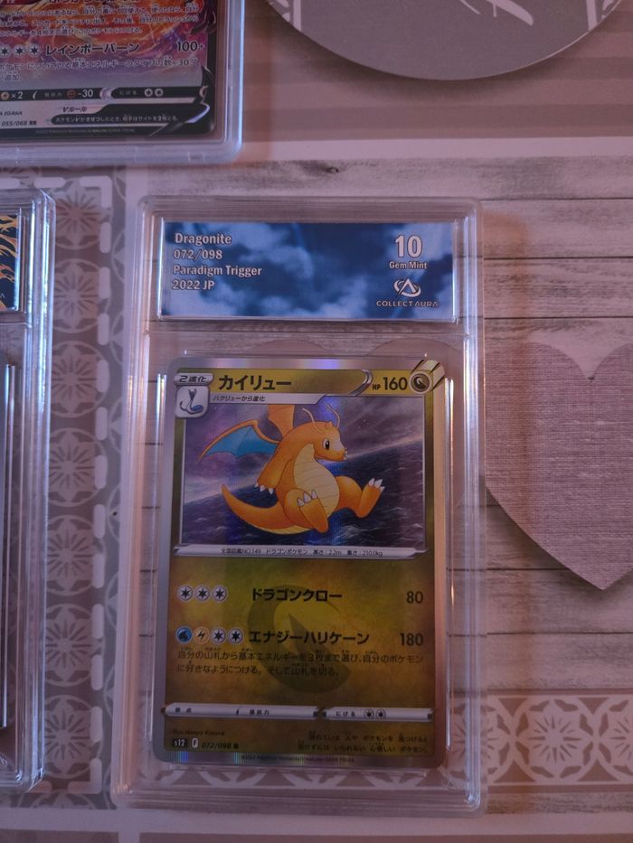 Lot cartes gradées pokemon japonaises - photo numéro 5