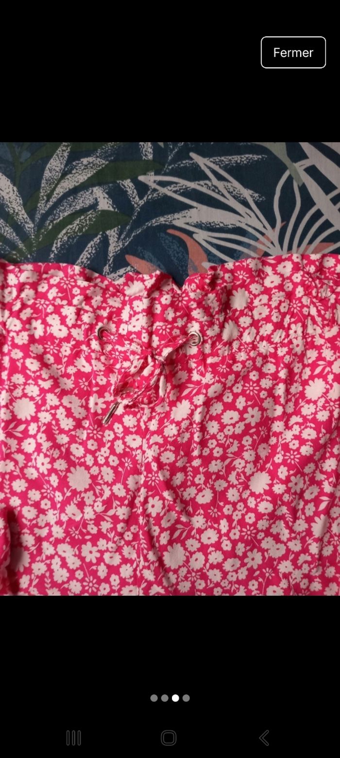 Pantalon fluide fleuri - photo numéro 4