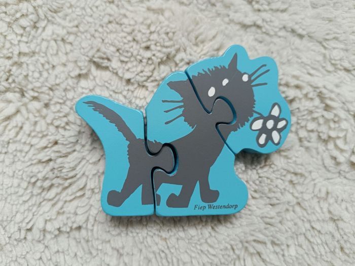 Puzzle 3 pièces chat