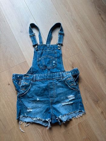 Salopette short en jean H&M