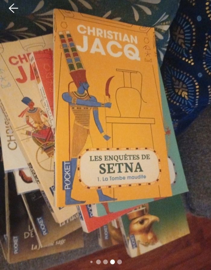 Lot de 23 livres de christian Jacq sur l Egypte - photo numéro 5