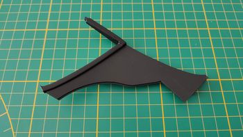 Garniture panneau intérieur arrière gauche 81A n°81 Porsche 911 Carrera RS 2.7 1/8 Altaya #B37