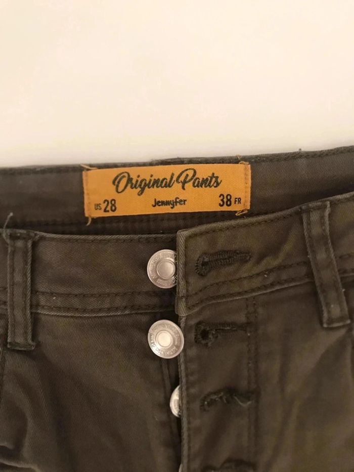 Jean kaki cargo femme taille 38 Jennyfer - photo numéro 8