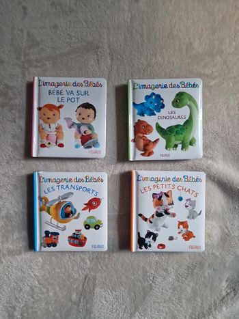 4 📚 livres l imagerie des bébés neuf