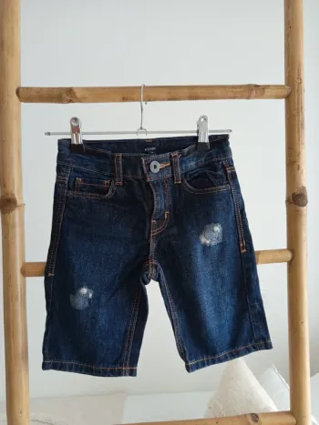 Short en jean taille réglable élastique 5 ans