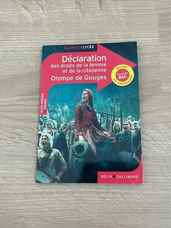 Livre La DDFC de Olympes de Gouges