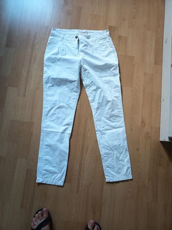 Jean blanc Gémo taille 36