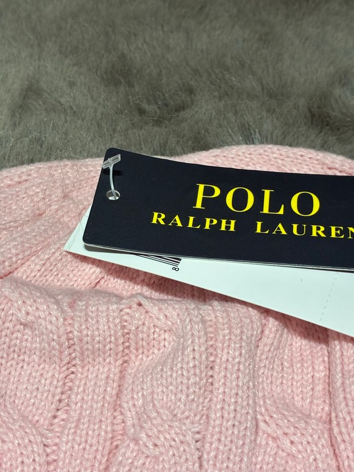 Bonnet Ralph Lauren Rose. - photo numéro 4