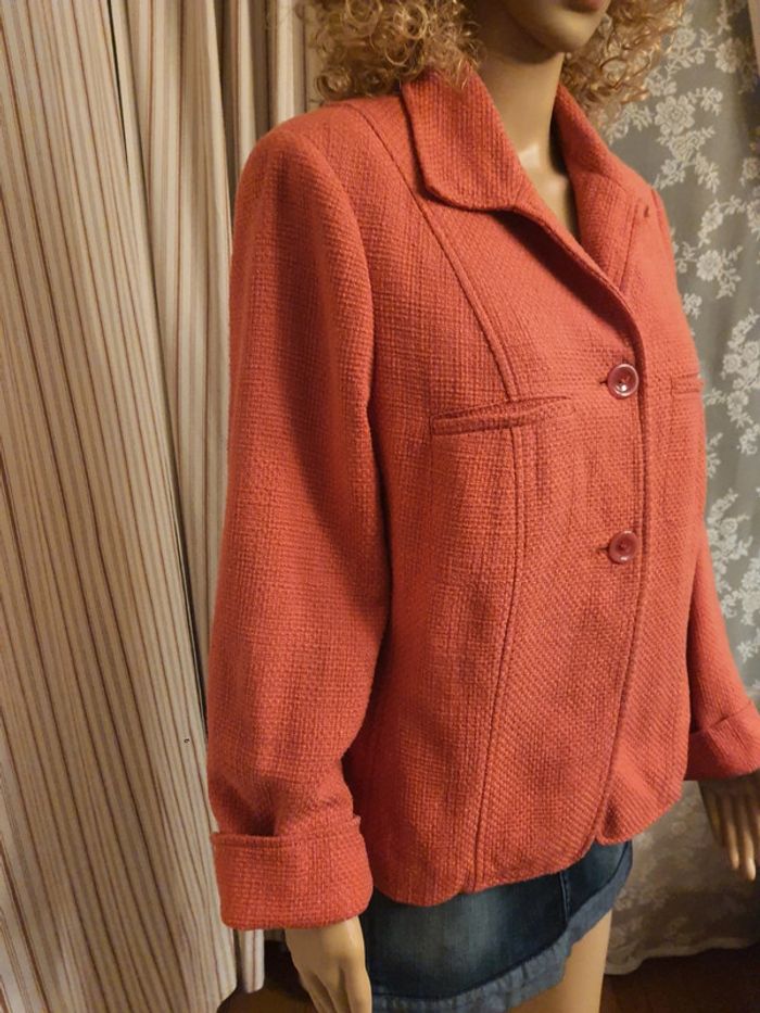 Blazer Mayerline  be fr 46 viscose et coton - photo numéro 4