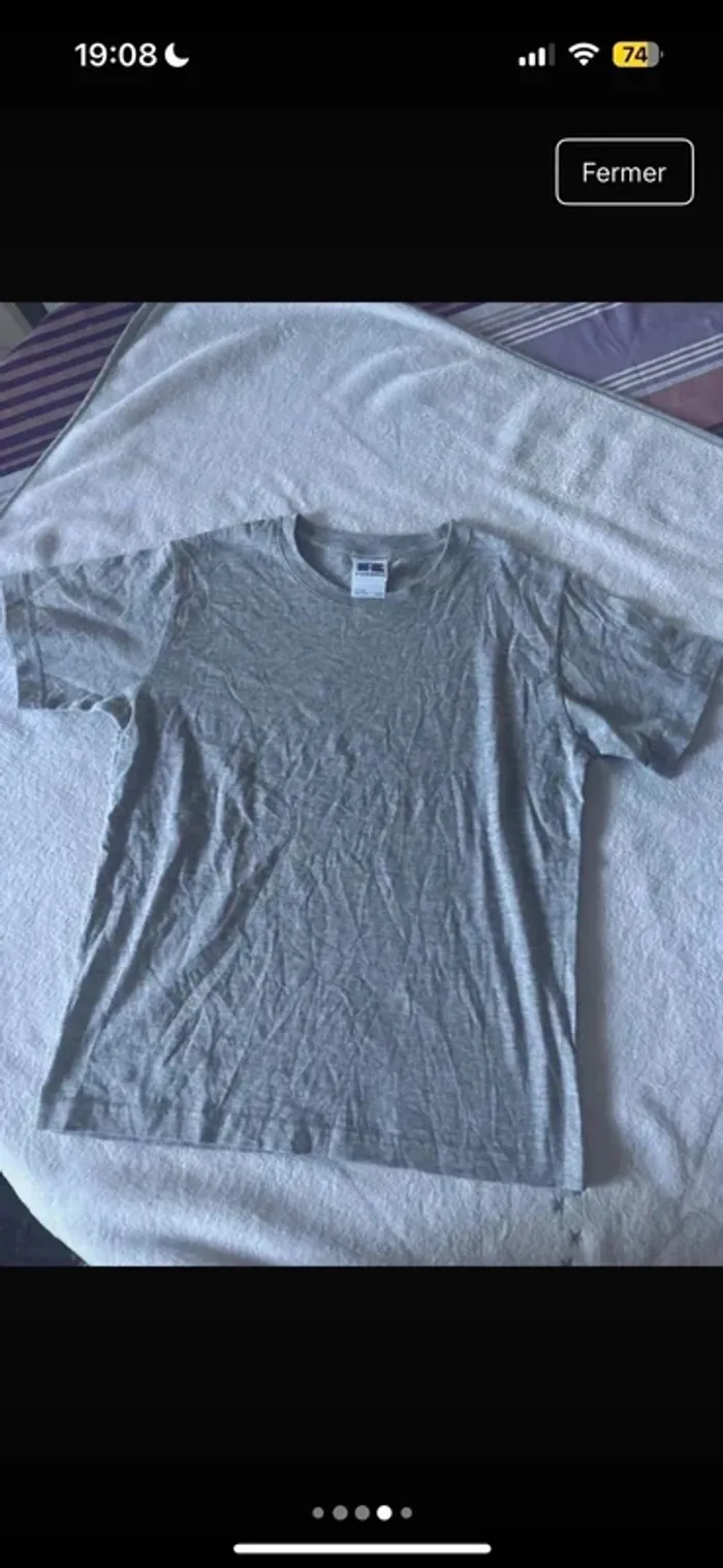 T-shirt manche courte 7/8 ans 128cm neuf - photo numéro 4