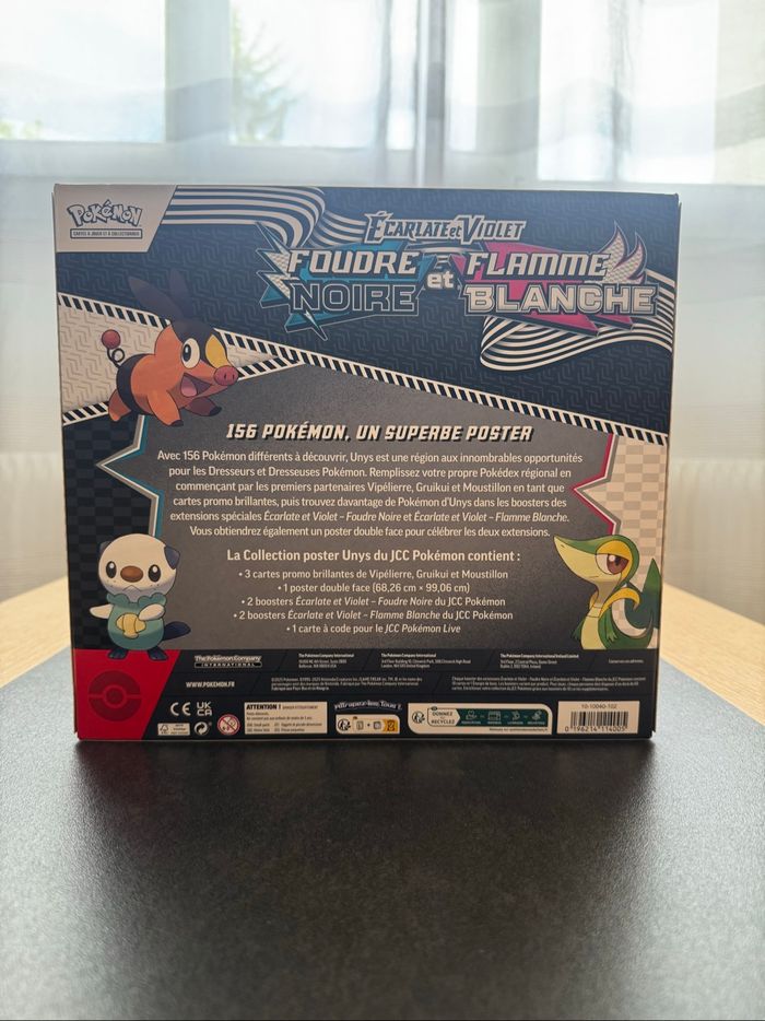 Pokémon Coffret Classeur Foudre Noire Écarlate et Violet EV10.5 Neuf Français - photo numéro 3