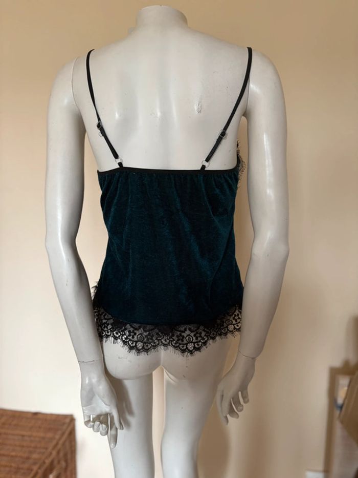 💙 Débardeur en velours bleu réglable Taille S 💙 - photo numéro 3