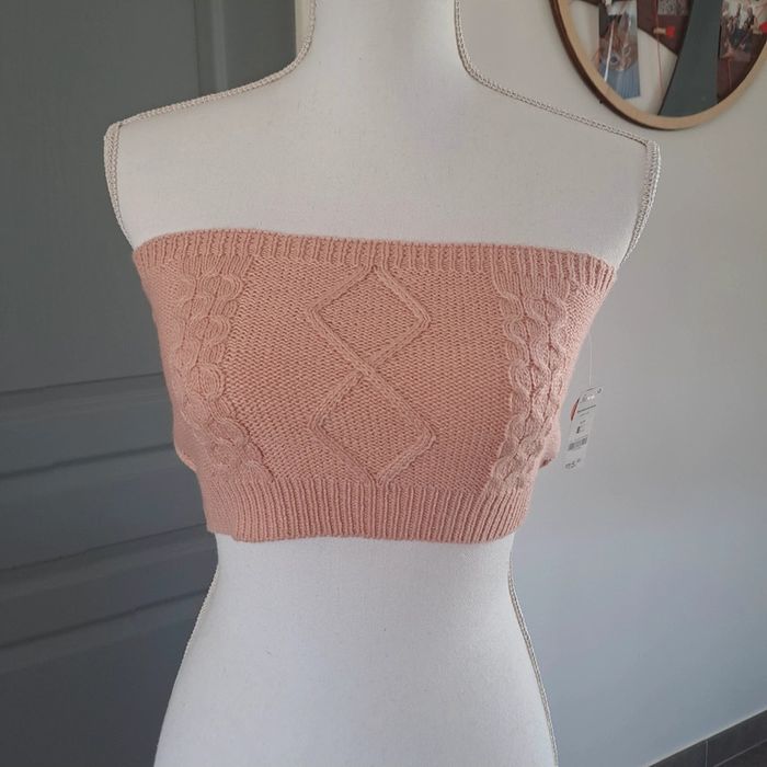(Réduction) Crop top acrylique