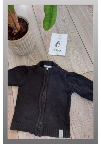 Gilet kitchoun 6 mois noir