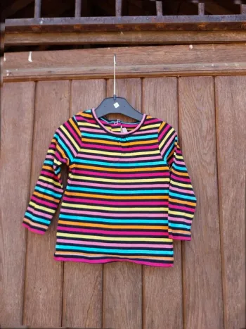 Tee-shirt manche longue bébé fille 23 mois Orchestra