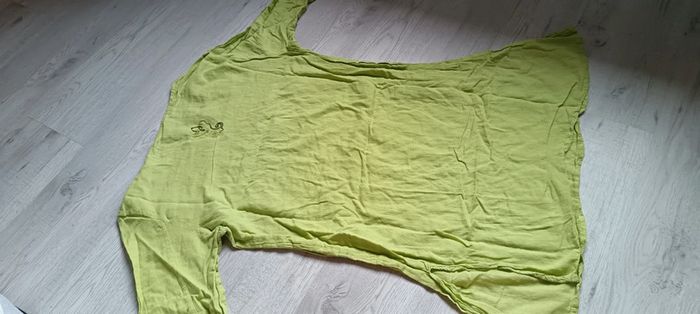 Haut manches mi longue taille L en très bon état Allyer femme - photo numéro 17