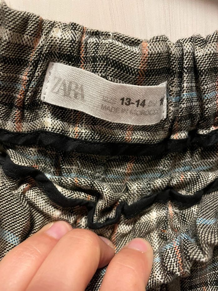 Pantalon à carreaux Zara  taille 13/14 ans - photo numéro 4