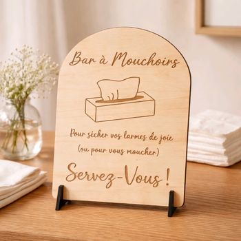 Panneau bar à mouchoirs