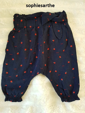 Pantalon léger fille 3 mois