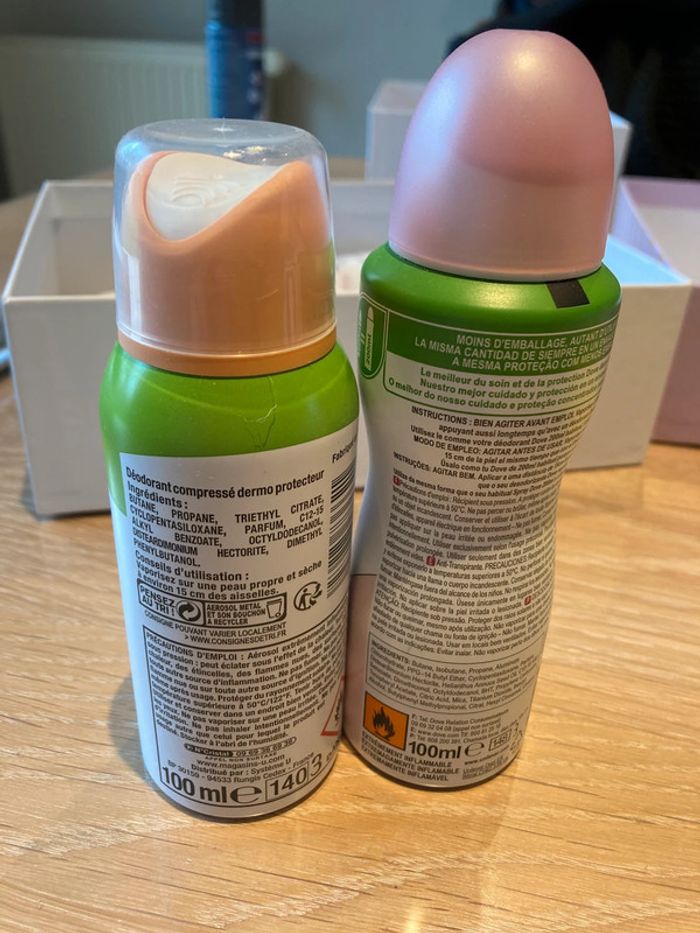 Deux déodorants compressés - photo numéro 2