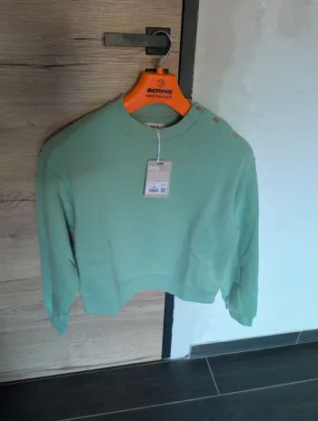 Sweat vert taille S bzb