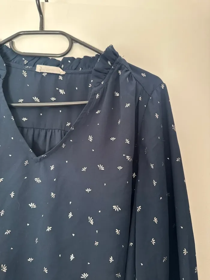 Blouse Cache Cache bleue marine - photo numéro 2