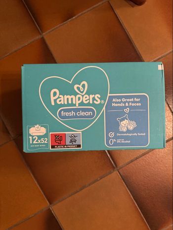 Lingettes Pampers Fresh Clean