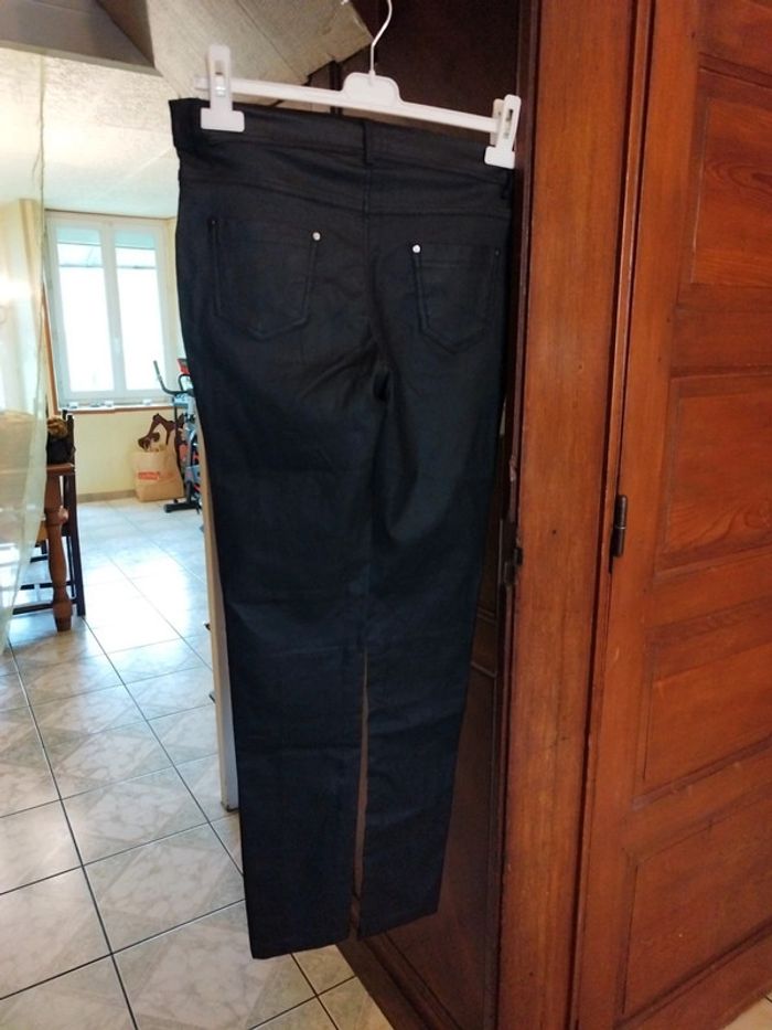 Jeans droit skinny noir poches vintage y2k M/38 - photo numéro 7