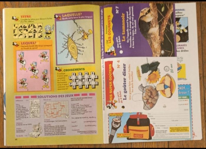 Ancien journal de mickey 

N°2317
Novembre 1996
Avec 4 fiches

+ cadeau : Poster jeu Aladdin 
(⚠️ Le poster est détaché du magazine)

Légères traces d'usure mais bon état 

Cf photos 

Ce magazine comprend les pages suivantes :

- bd Aladdin 
- artic - photo numéro 10