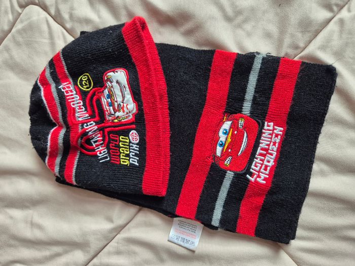 Ensemble écharpe et bonnet enfant "CARS" Taille unique