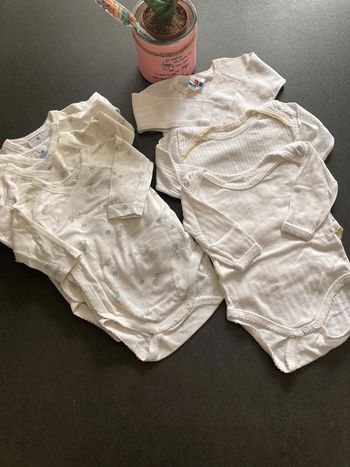 Lot ensemble body bodys vêtement bébé fille 3 mois