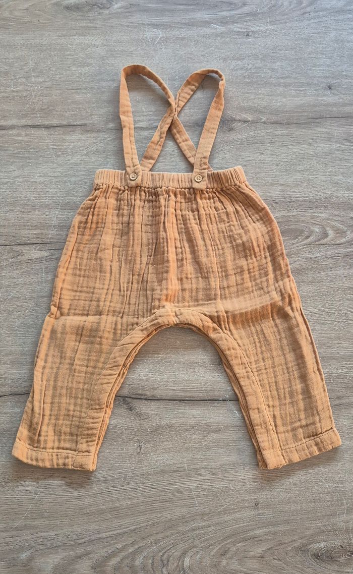 Pantalon salopette 12 mois