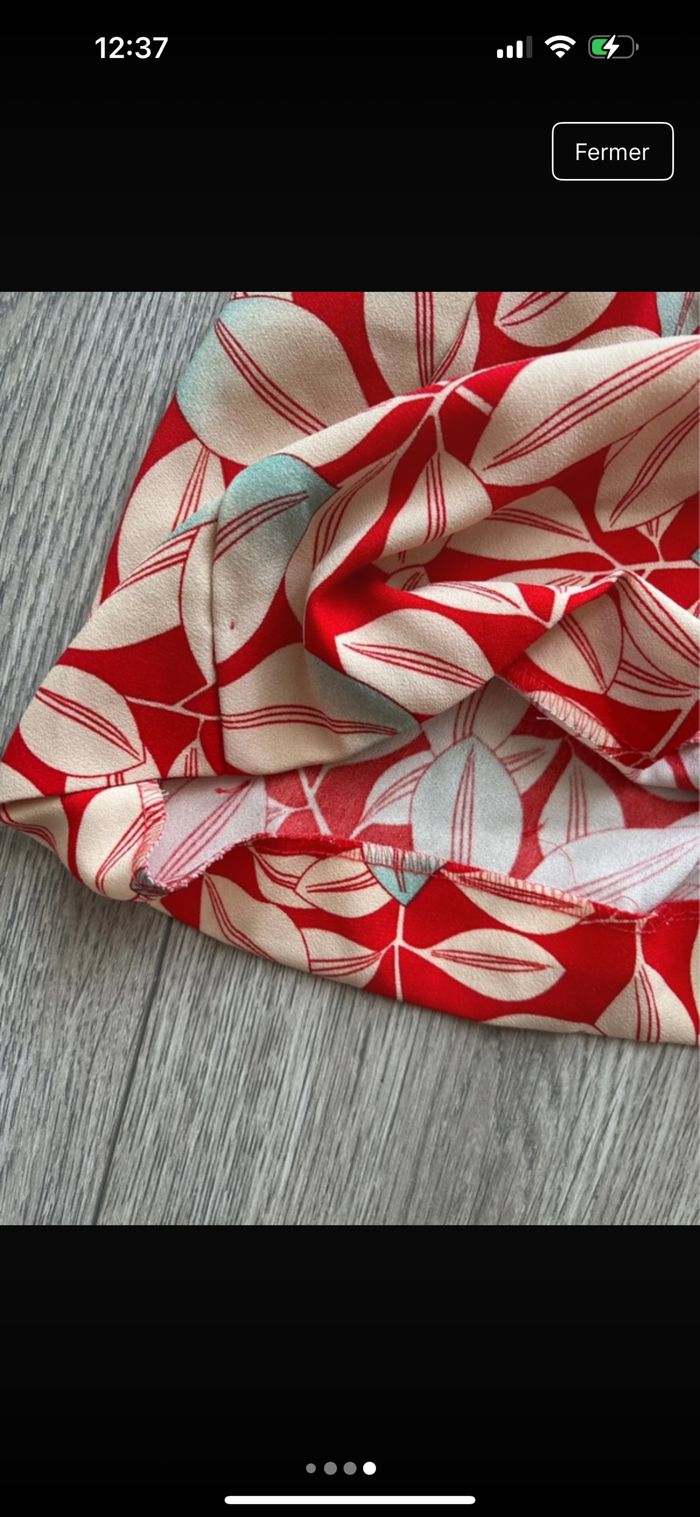 Short motif feuilles à recoudre - photo numéro 4