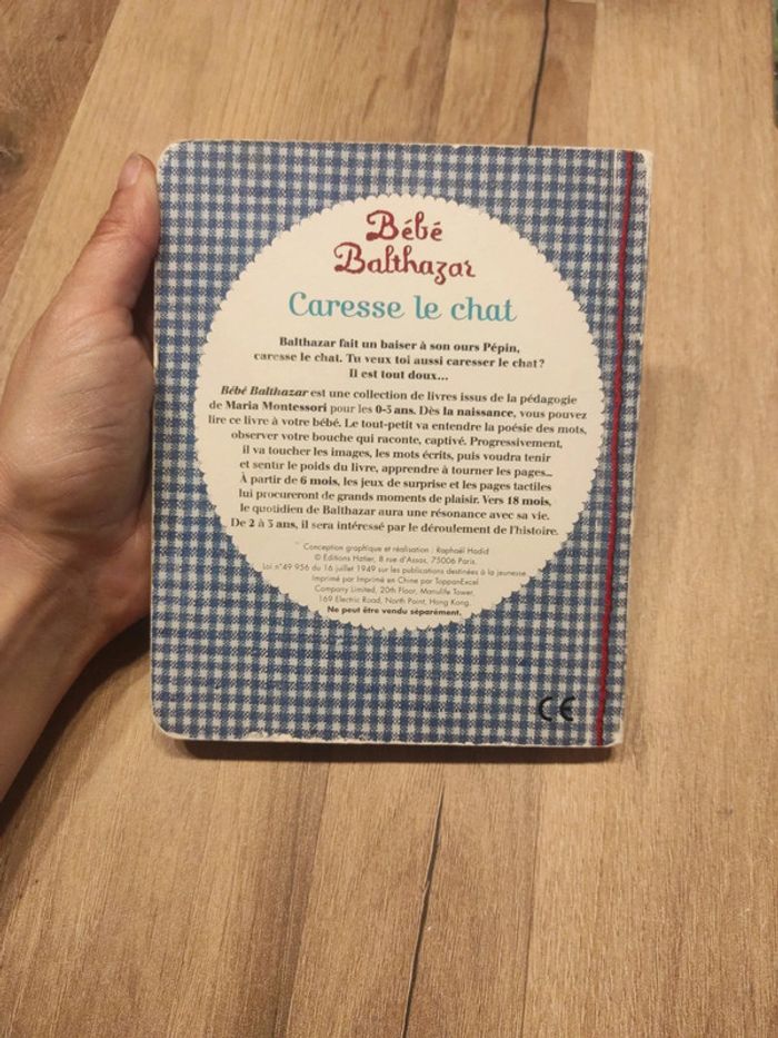 Livre : Bébé Balthazar : Caresse le chat - photo numéro 2
