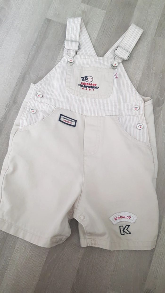 Salopette short 2 ans