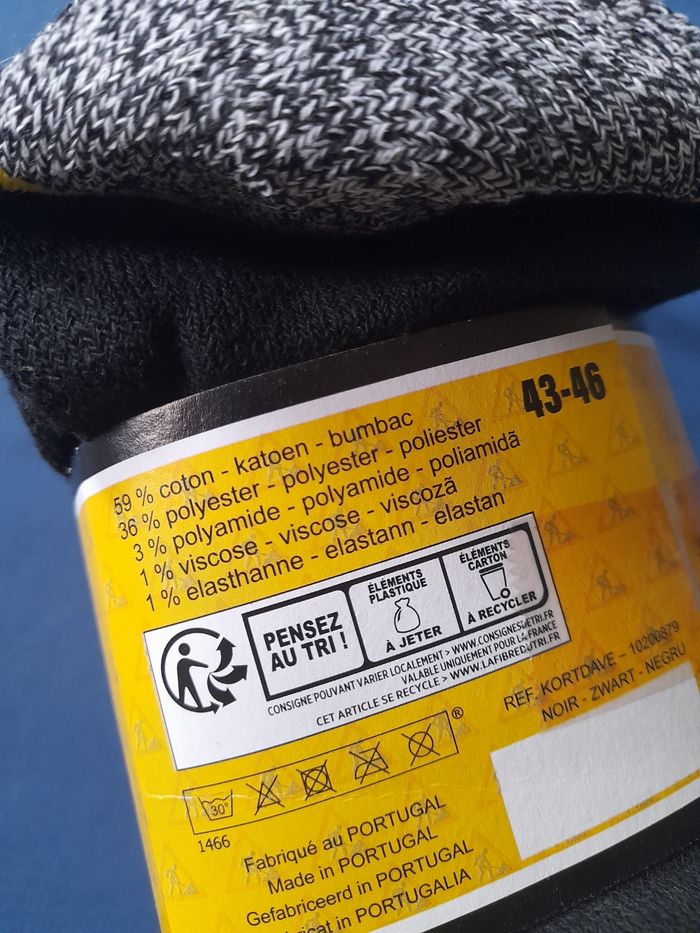 Lot de 5 paires de chaussettes basses, taille 43-46 - photo numéro 3