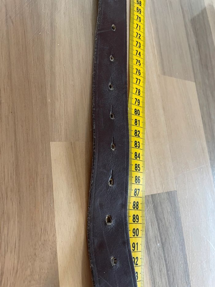 Ceinture Lévis longueur total 105 cm milieu de trou 80cm - photo numéro 6