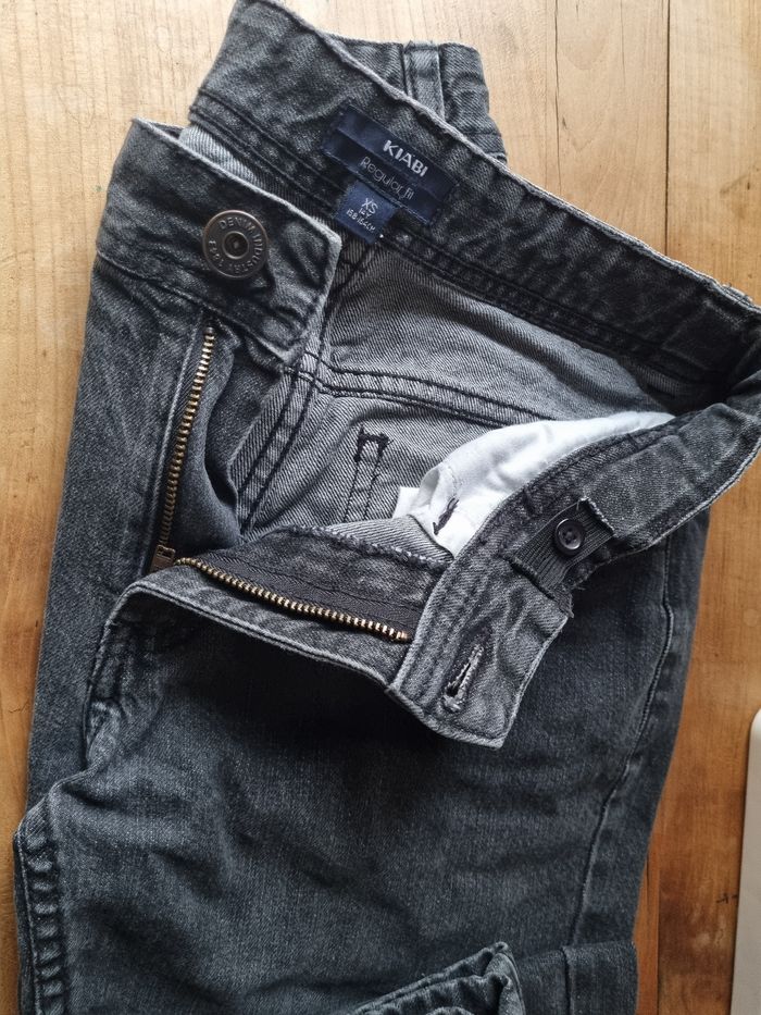 JEANS délavé noir XS regular fit - photo numéro 5